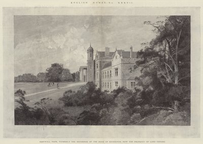 Eastwell Park, formerly the Residence of the Duke of Edinburgh, now the Property of Lord Gerard by Charles Auguste Loye